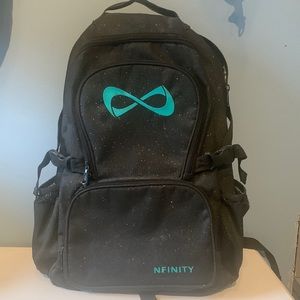 Nfinity Sparkle Cheer Bag Backpack Black/Teal